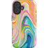 Rainbow Marble by Etta Vee iPhone 16 Plus Magsafe Impact Case